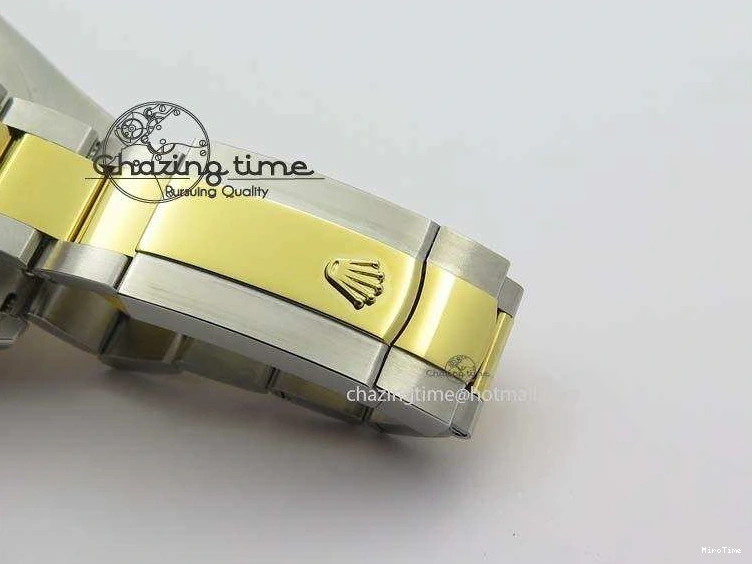 MiroTime 0404 DateJust II 116333 SS YG 41mm EW Best Edition White Dial Roman Markers On SS Bracelet A Casual 3821